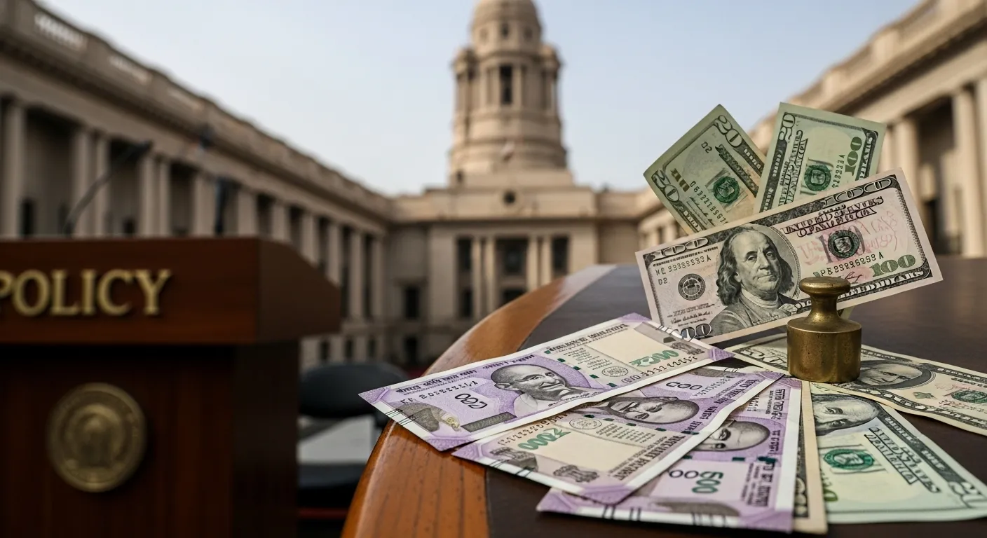 Rupee Slips to 89.64 as Dollar Strength Intensifies Globally